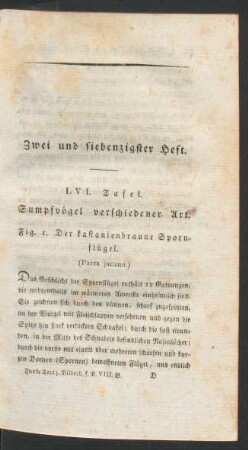 Zwei und siebenzigster Heft.