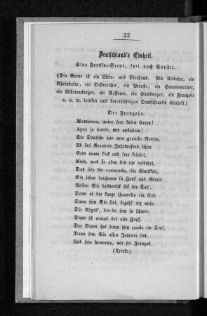 Deutschland's Einheit.