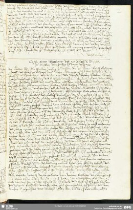 [Faszikel 3: Mandat Christians I. von Sachsen (1560-1591), 28. August 1588]