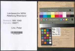 Entnazifizierung Peter Linz , geb. 22.11.1897 (Arbeiter)