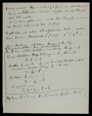 § 2. Mächtigkeit des Kontinuums.