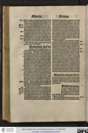 Materia ocatava de vitiis capitalibus et circa hoc queruntur quattuor, primo utrum sint tantum septem capitalia vitia...