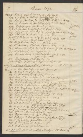 1872 Oktober (Nr. 40571 bis 40608)