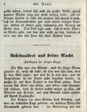 Achthundert und dritte Nacht
