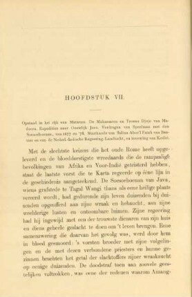 Hoofdstuk VII. Opstand in het rijk van Mataram ...