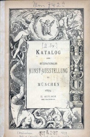 Katalog der Internationalen Kunst-Ausstellung zu München 1879