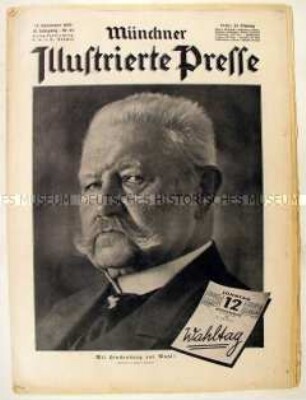 Wochenzeitschrift "Münchner Illustrierte Presse" u.a. zur Kriegsgräberfürsorge