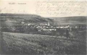Ansicht von Vilzey mit Soldat