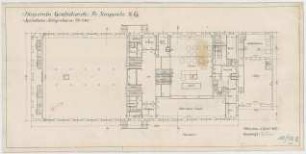 Fischer, Theodor; München; Bayerische Geschützwerke - Speisehaus (Grundriss EG)