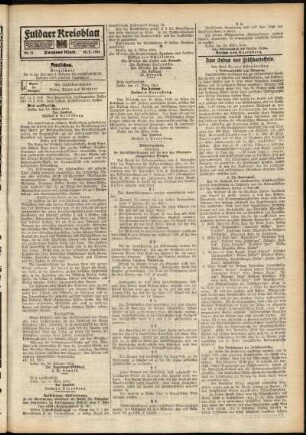 Zweite Ausgabe vom Samstag, den 25. März 1916.