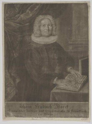Bildnis des Johann Friederich Starck