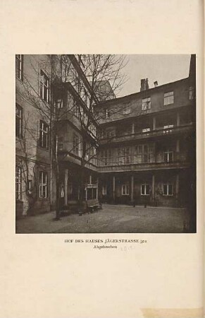 Hof des Hauses Jägerstrasse 32 a