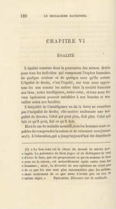 Chapitre VI Égalité