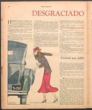Desgraciado en el juego : Cuento por Luis Peña Montarcé
