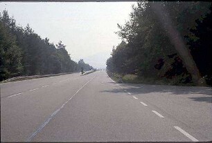 Fahrbahn Süd der B500 (Iffezheim Richtung Baden-Baden): Zufahrt auf AS Baden-Baden