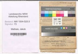 Entnazifizierung Jakob Matheis , geb. 13.10.1891 (Dachdecker)