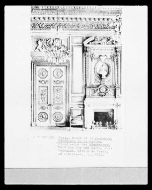 Paris, Grand salon des réceptions, Ministère de la Marine