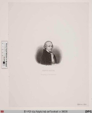 Bildnis (Franz) Joseph Haydn