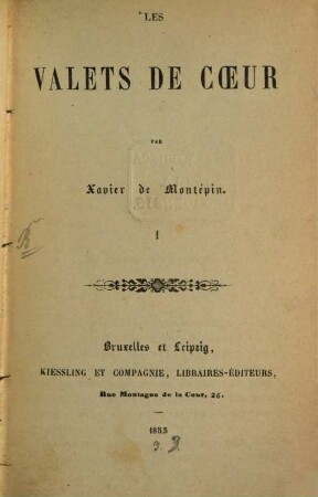 Les valets de coeur, 1