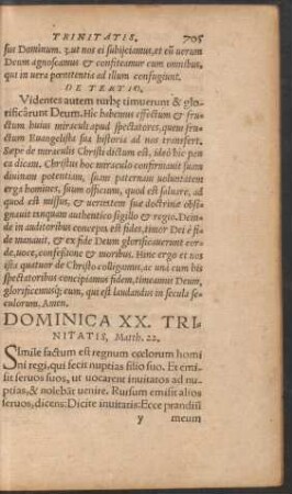 Dominica XX. Trinitatis ...