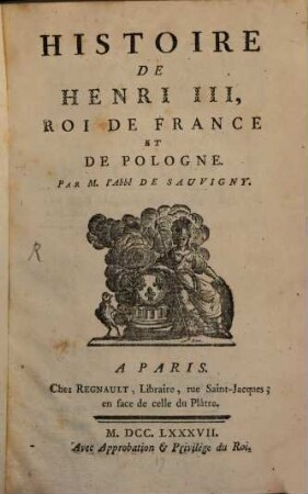 Histoire de Henri III.