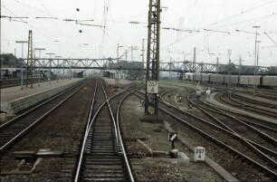 Weil: Verschiebebahnhof; Gleise und Ablaufweg