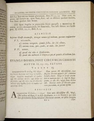 Evang. I Domin. Post Circumcis. Christi, Matth. II, 13 - 23, Extans