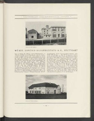 Württ. Landes-Elektrizitäts-A.G., Stuttgart