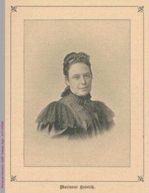 Porträt von Marianne Hainisch