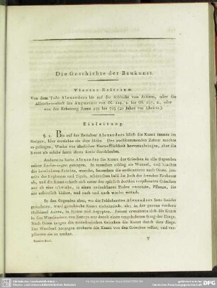 Die Geschichte der Baukunst. Vierter Zeitraum
