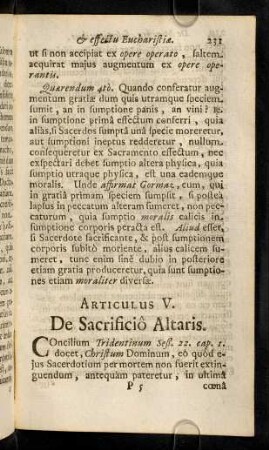 231-276, Articulus V