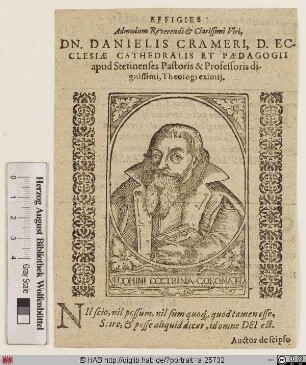 Bildnis Daniel Cramer