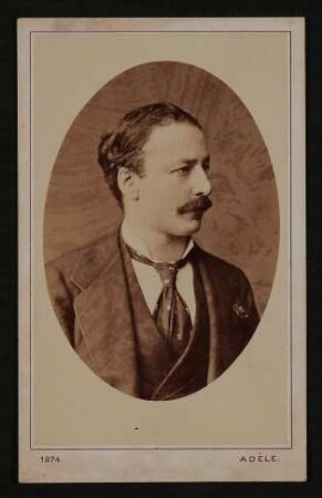 Portrait von Emil Schlesinger mit Krawatte