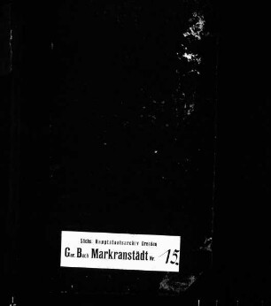 Gerichtshandelsbuch von Albersdorf, Lausen und Göhrenz, Bd. 15