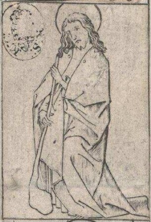 Der heilige Jakobus der Jüngere (Teil von: Der thronenden Heiland und die zwölf Apostel)