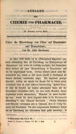 Annalen der Chemie und Pharmacie : vereinigte Zeitschrift des Neuen Journals der Pharmacie für Ärzte, Apotheker und Chemiker u. des Magazins für Pharmacie und Experimentalkritik. 55. 1845