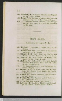 Fünfte Mappe