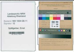 Entnazifizierung Ernst Splittgerber , geb. 19.05.1902 (Ingenieur)