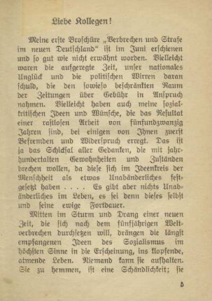 Liebe Kollegen!