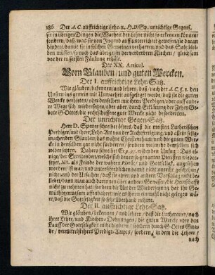 186-196, Der I. - XI. auffrichtige Lehr-Satz