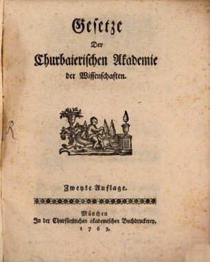 Gesetze Der Churbaierischen Akademie der Wissenschaften
