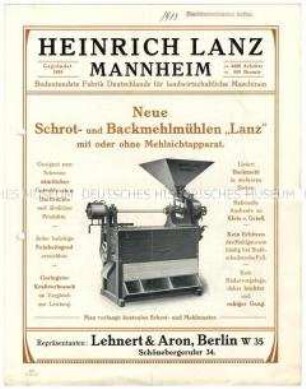 Schrot- und Backmehlmühlen