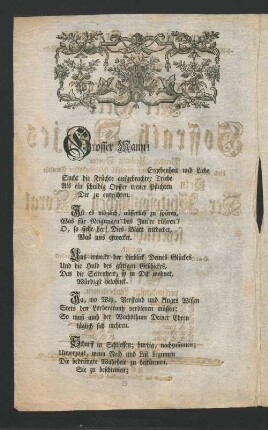 [Merckmale ihrer Ergebenheit ... Der Herr Hoffrath Darjes ... ]
