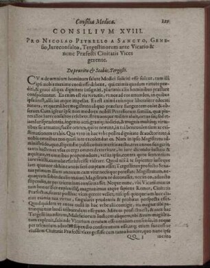 Consilium XVIII. - Consilium XXI.