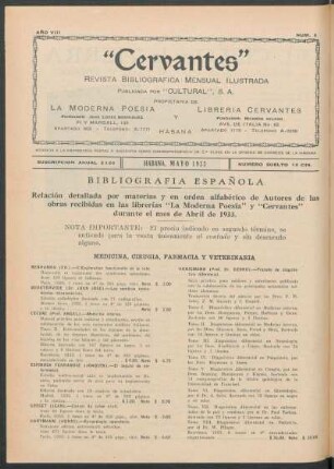 Bibliografía española