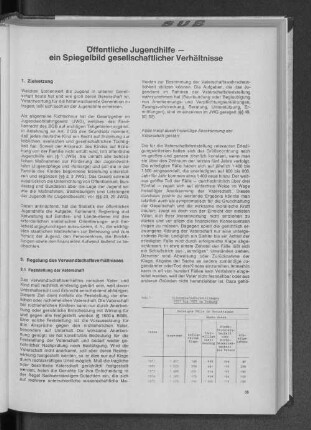 Öffentliche Jugendhilfe - ein Spiegelbild gesellschaftlicher Verhältnisse