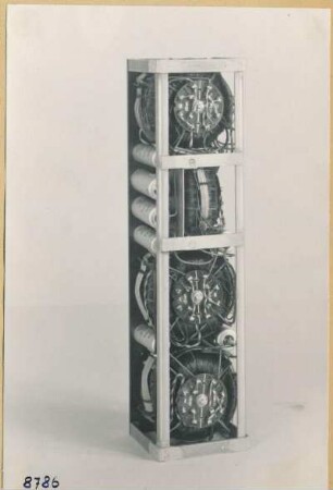 Einlagerungstelegrafie-Gerät Bandsperre; Foto 1953