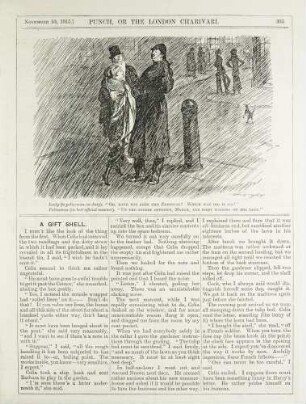Lady (to policeman on duty). "Oh, have you seen the zeppelin? Which way did it go?" Policeman (in best official manner). "Up the street opposite, madam, and first turning to the left."