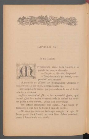 Capítulo XVI - El día señalado