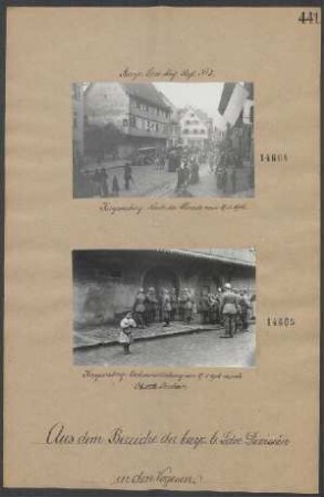Kaysersberg: Nach der Parade vom 27.01.1916